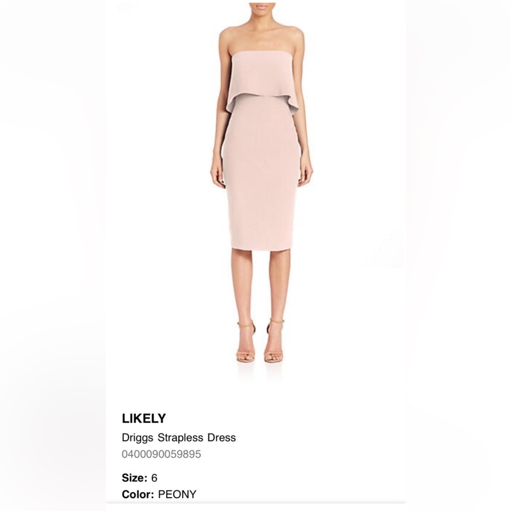 Likely Griggs dress in Pink. Size 6. Worn once.